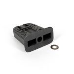 Go-Kart Pedal 10mm in Black on a white background