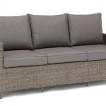 The Palma Sofa with Rattan finish from KETTLER's Casual Dining range on a white background