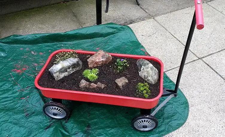 50 year old Kettler Truck turned into a mini garden.