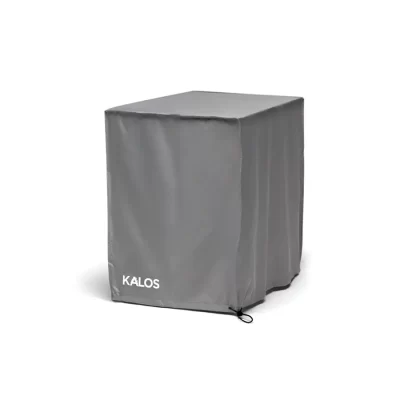 Kalos 52cm fire pit protective cover on a white background