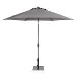 3m wind up parasol in taupe on white background
