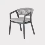 Cassis dining chair on white background