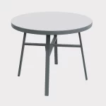 Cassis dining table on white background