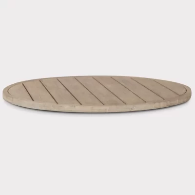 Cora 76cm lazy susan made from fsc wood on a plain white background