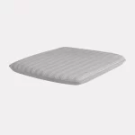 John Lewis Henley arm chair seat pad in french grey on a plain white background