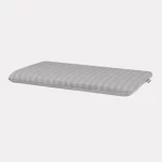 John Lewis Henley twin seat cushion in french grey on a plain white background