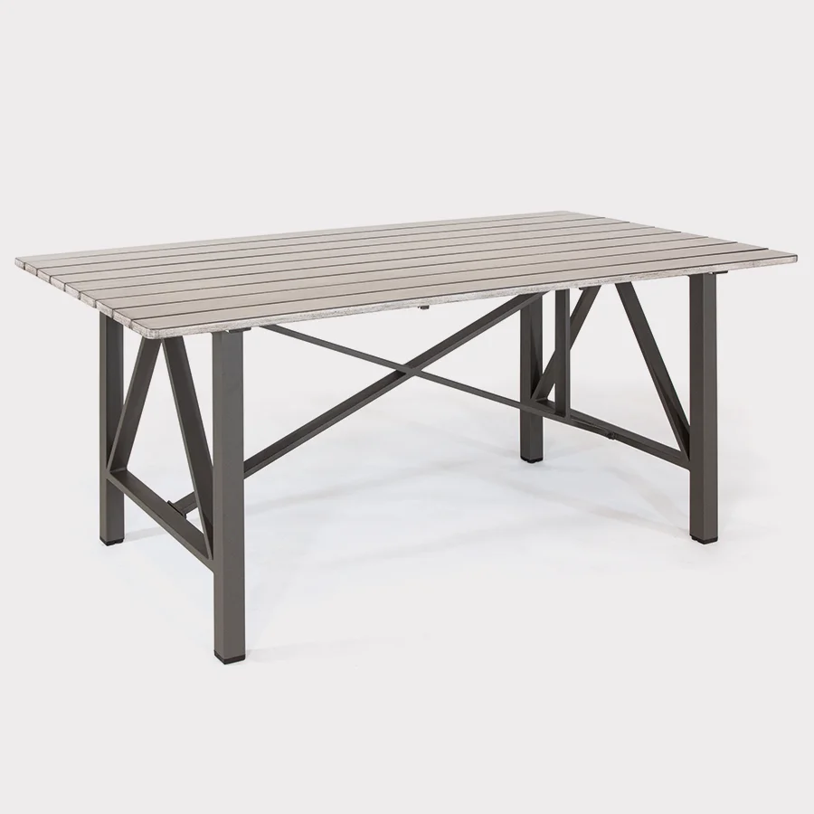 LaMode rectangular dining table on white background