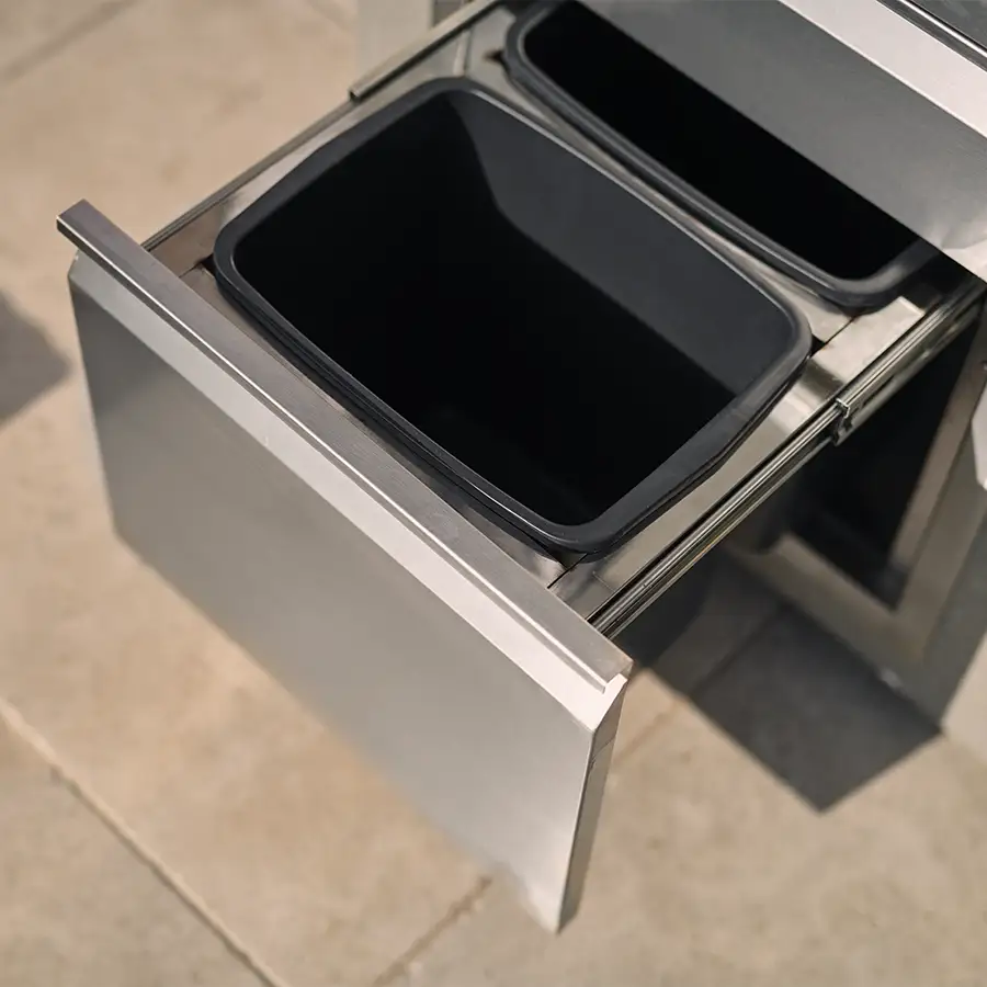 Neo outdoor kitchen waste bin