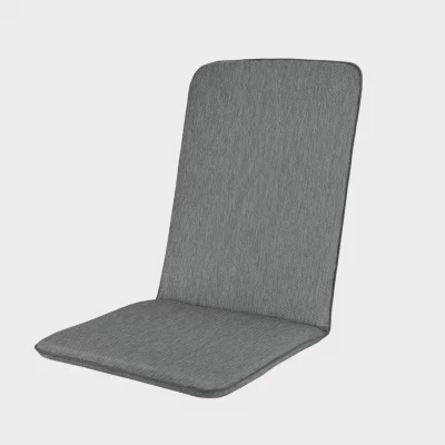 Novero recliner cushion in slate on white background