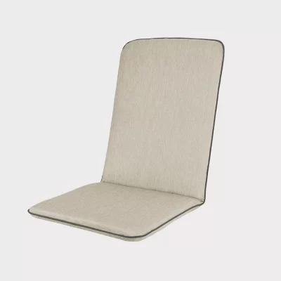Novero recliner cushion in stone on white background