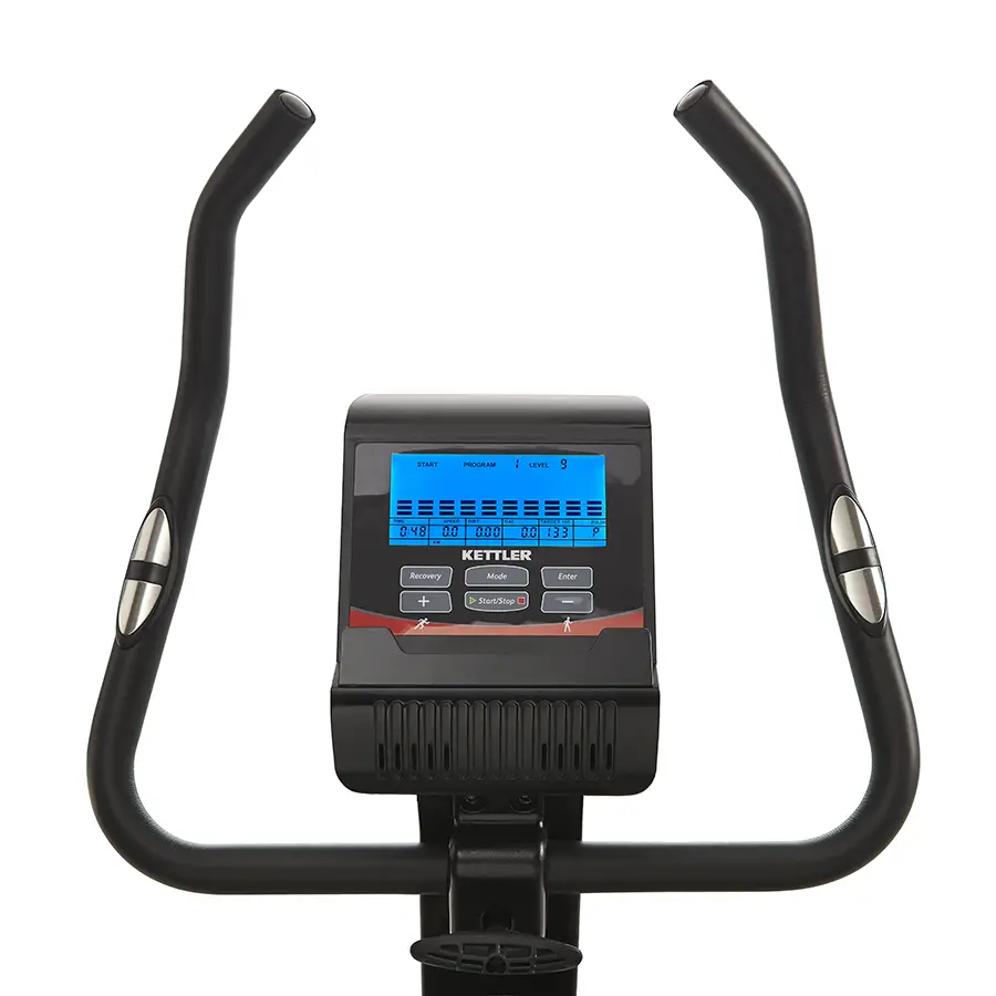 Closeup picture of Kettler Picos exercise bike computer