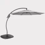 3m Free Arm Parasol with silver canopy