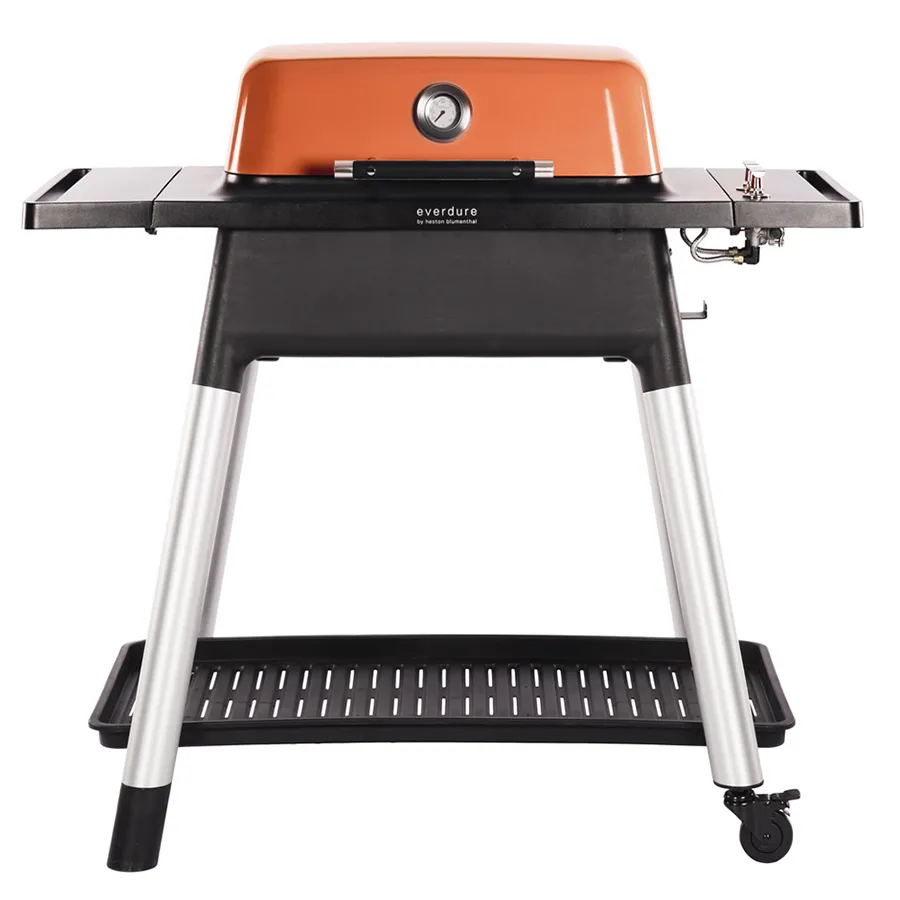 Force BBQ in orange, front on
