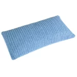 Large Menos blue cushion 30 x 60cm
