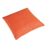 Orange cushion at an angle