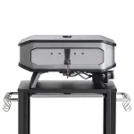 Cozze 17 inch gas pizza oven on a stand