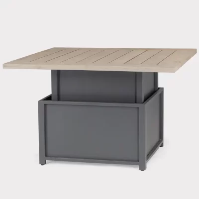 elba Signature Grande High/Low Table in the up position on a white background