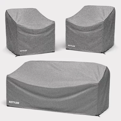 Bali Lounge Set premium protective covers on a white background
