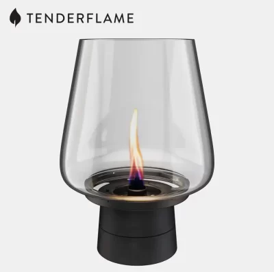Tenderflame Amaryllis 25 candle light with black base