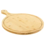 3D view form the right of Cozze Pizza Cutting Board with Handle Ø350 x 20 mm